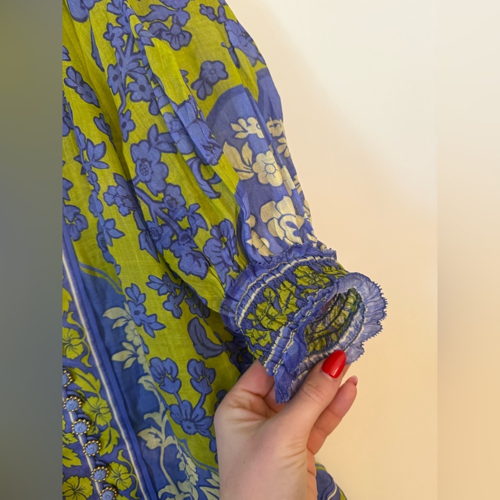 ZIMMERMANN Raie lantern floral-print minidress - Picture 5 of 9